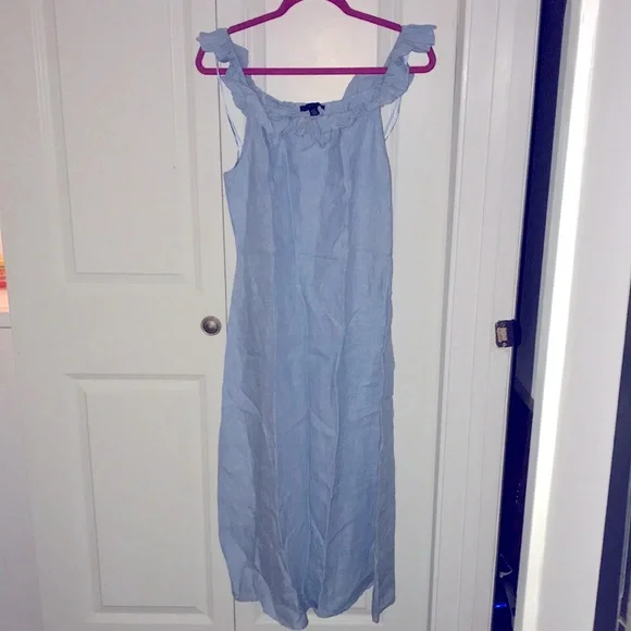 NEW Saks Off Fifth Avenue Summer Linen Dress - Picture 2 of 2